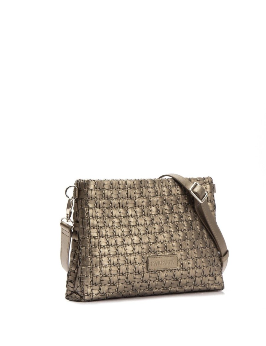 Bolsos FARRUTX | Nickis Napa Trenzada Pewter