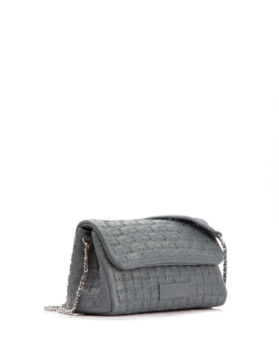 Bolsos FARRUTX | Kokomo Napa Trenzada Gris