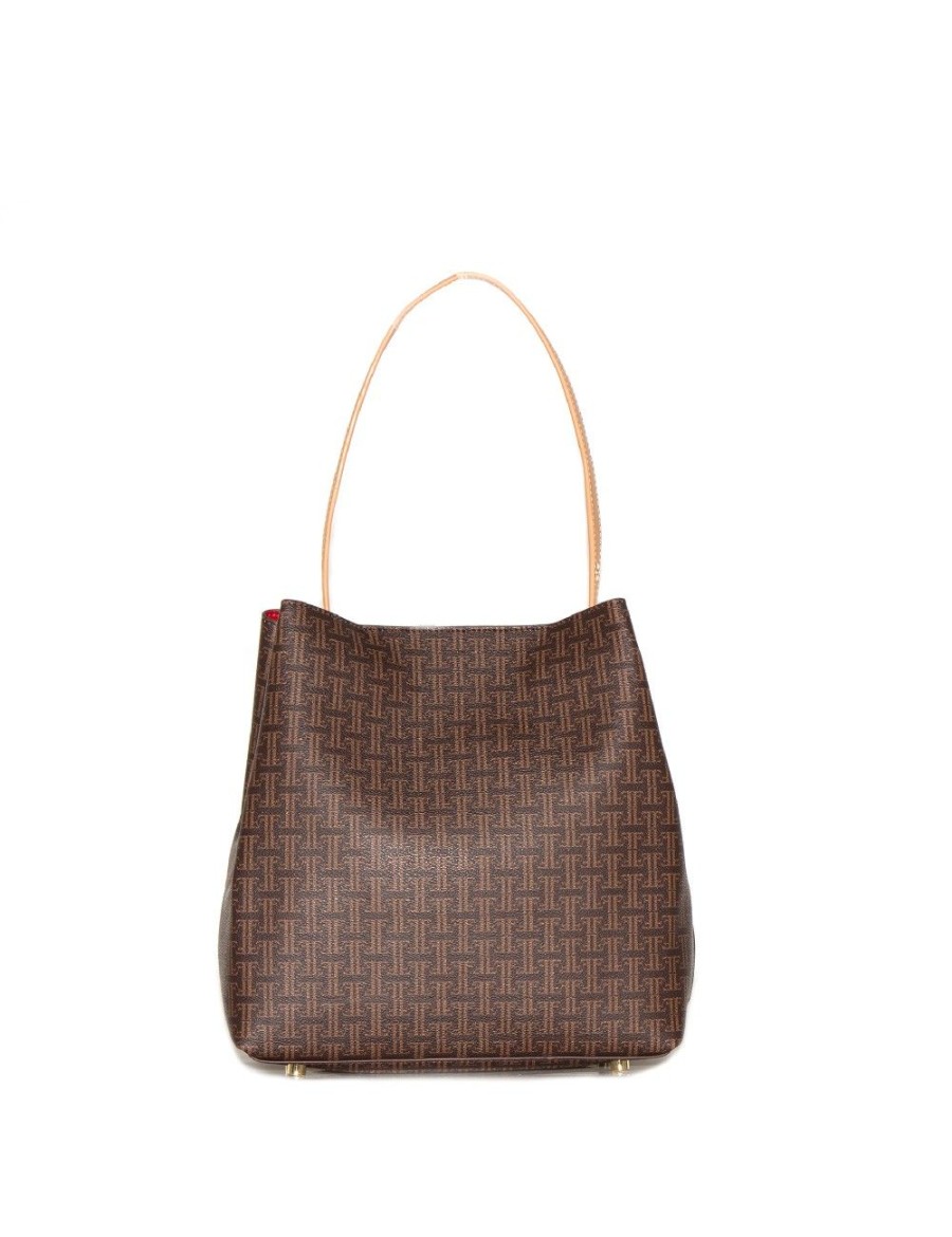 Bolsos FARRUTX | Kart Piel Vegana Marron-Camel