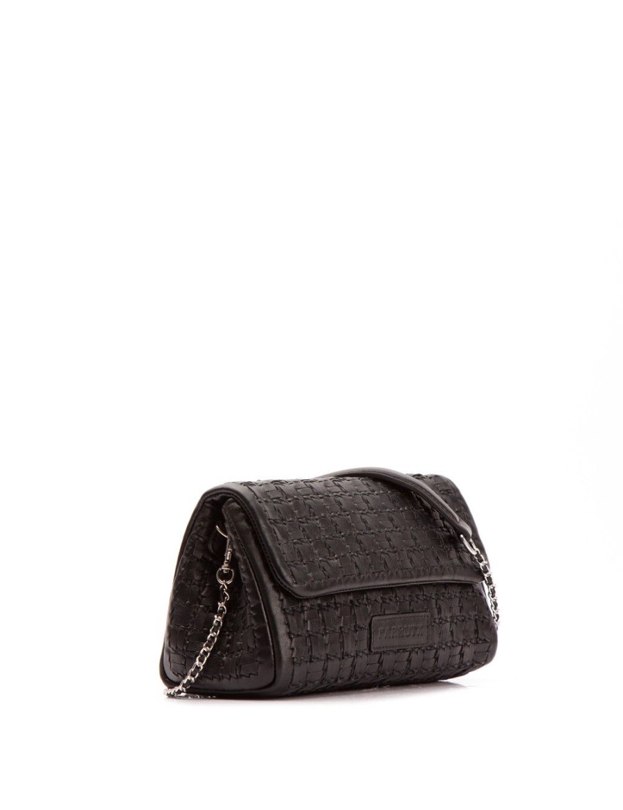 Bolsos FARRUTX | Kokomo Napa Trenzada Negro