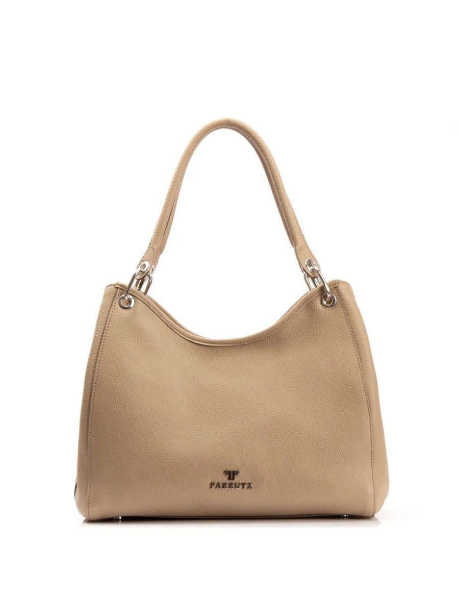 Bolsos FARRUTX | Kailua Piel Bombeada Taupe