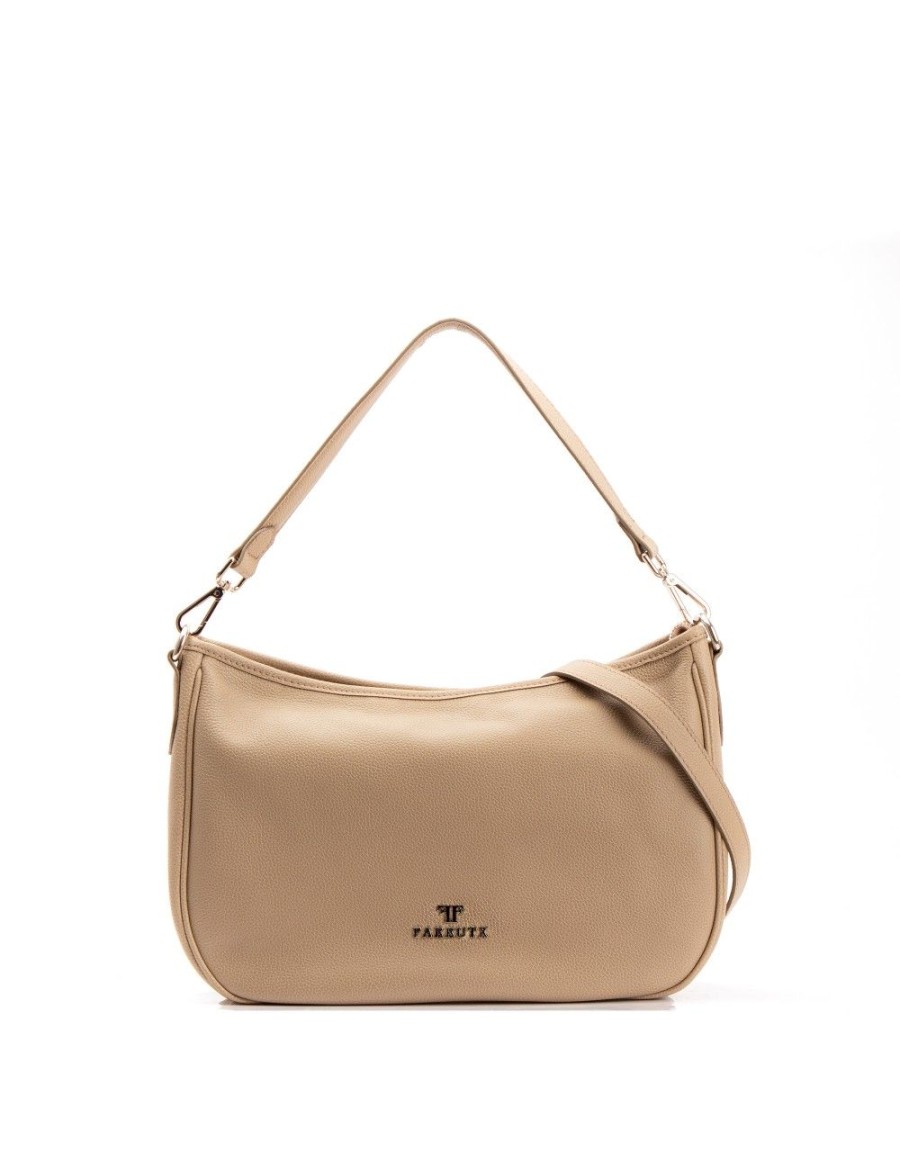 Bolsos FARRUTX | Ketam Piel Bombeada Taupe