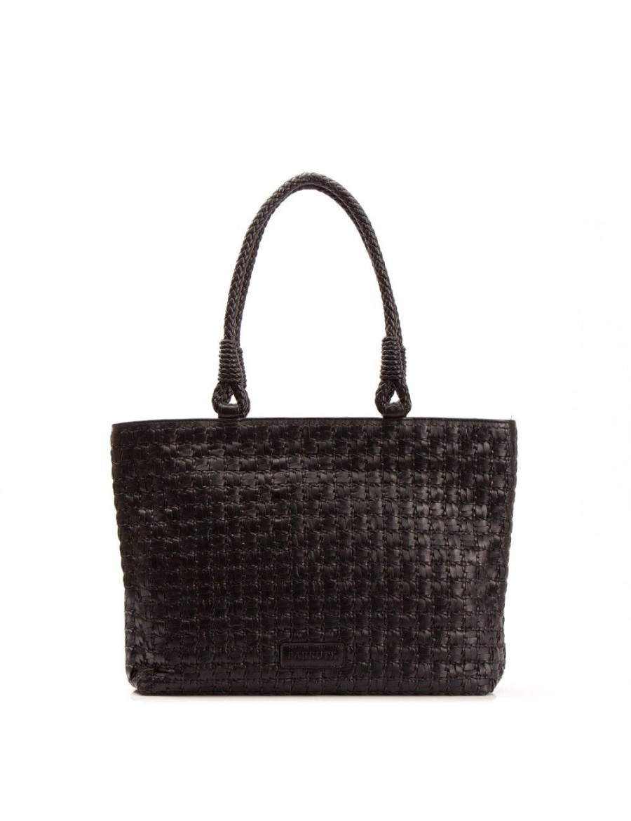 Bolsos FARRUTX | Normand-Bis Napa Trenzada Negro