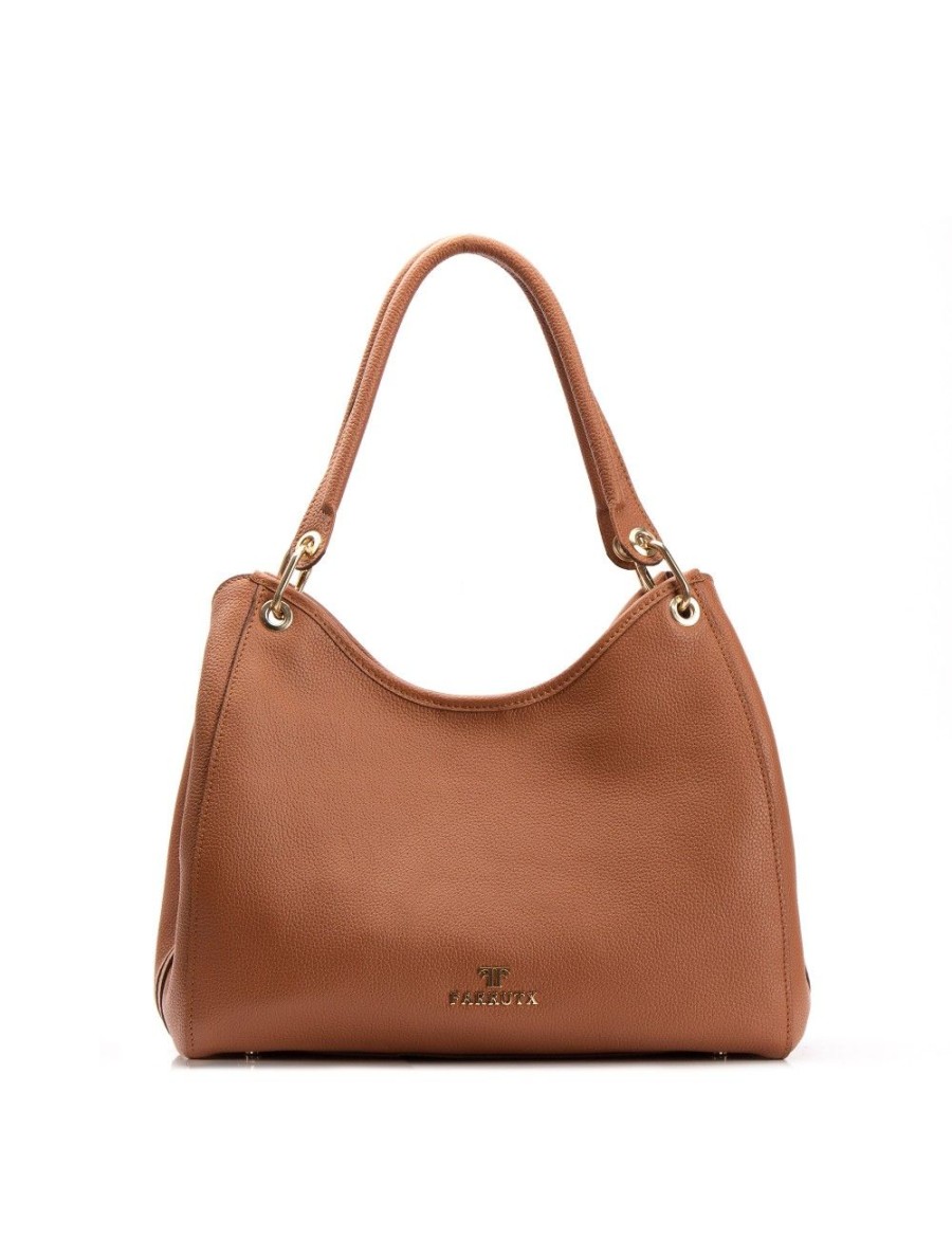 Bolsos FARRUTX | Kailua Piel Bombeada Tan