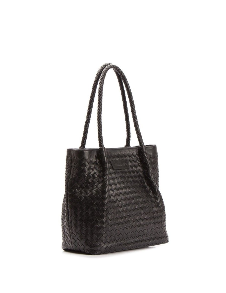 Bolsos FARRUTX | Koku Napa Trenzada Negra