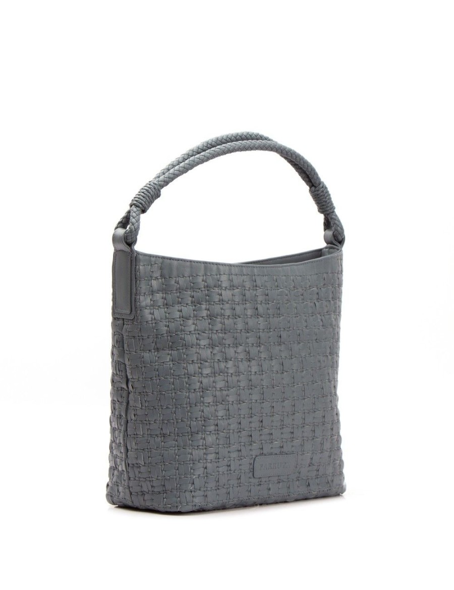 Bolsos FARRUTX | Kiryas Napa Trenzada Gris