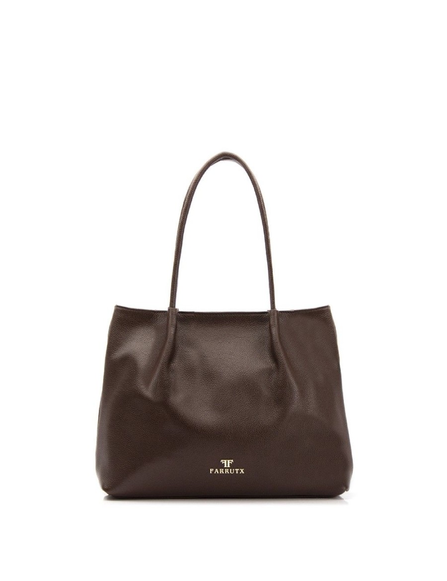 Bolsos FARRUTX | Keisi-Med Piel Bombeada Marron