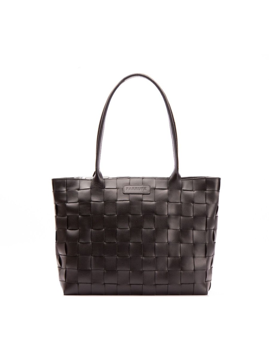 Bolsos FARRUTX | Normand Vaqueta Trenzada Negro