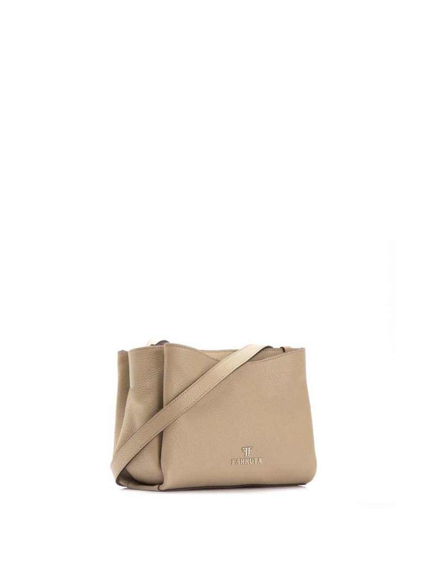 Bolsos FARRUTX | Kosmo Piel Bombeada Taupe