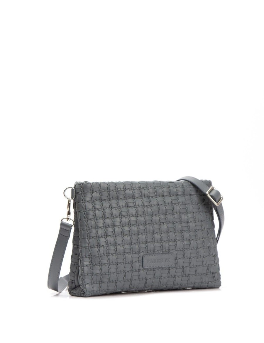 Bolsos FARRUTX | Nickis Napa Trenzada Gris