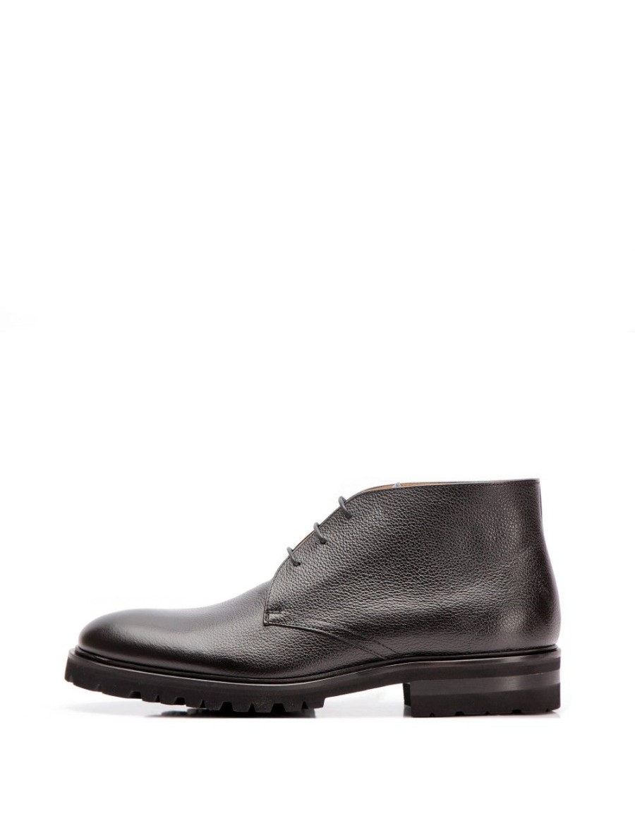 Hombre FARRUTX | Lino Grainy Calf Negro