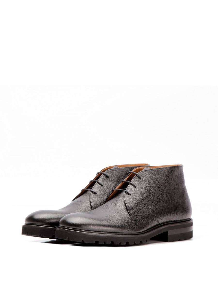 Hombre FARRUTX | Lino Grainy Calf Negro