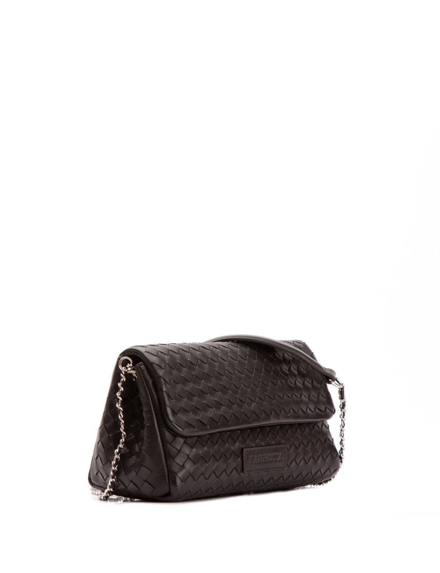 Bolsos FARRUTX | Kokomo Napa Trenzada Dama Negro